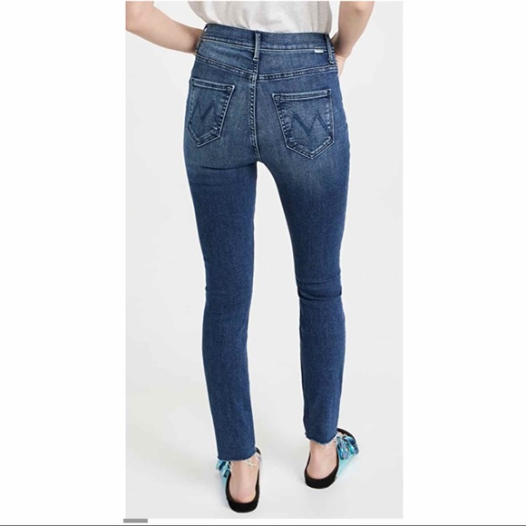 🎸✨NWT MOTHER 💫🎸Stash Swooner Ankle Fray in Chick Flick✨🎸 - Picture 8 of 12
